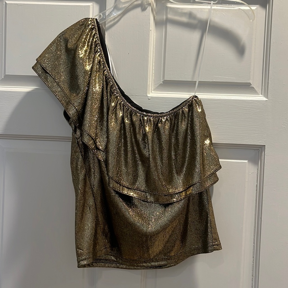 TCEC one shoulder top size S